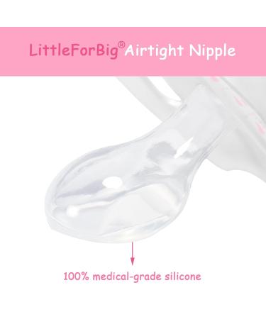 LittleForBig Large Shield Pacifier - Generation II Adult Size Blushing Baby Pattern | Buy Now for International Shipping! - Buy Online on GoSupps.com