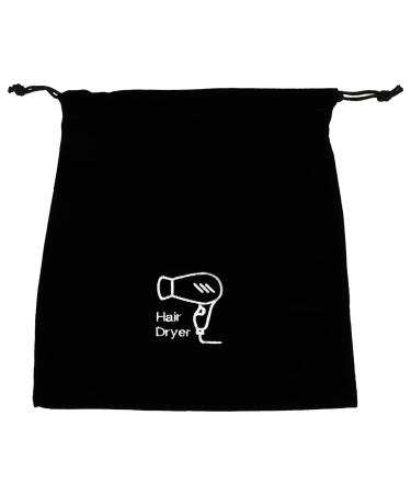 FOMIYES Hair Dryer Drawstring Pouch Makeup Bag Large 1pc Hair Dryer Storage Bag Travel Hair Care Cloth Bag Flannel Travel Cosmetics Bag Styling Tool Drawstring Bag