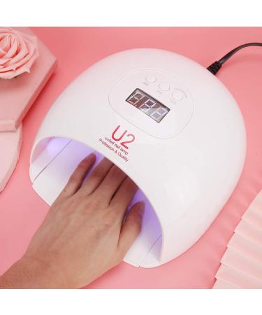 72W Professional Nail Dryer - UV-LED Light for Gel Nail Polish & Manicure | #1 Nail Art Equipment in the UK - Buy Online on GoSupps.com