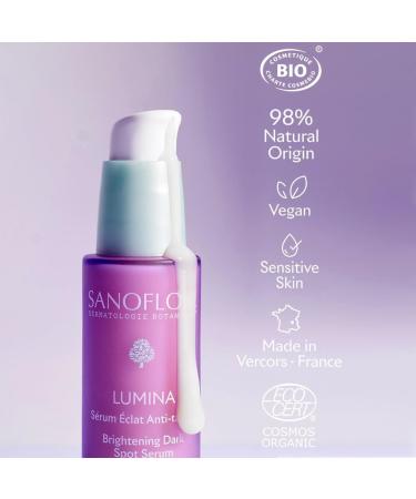 Sanoflore Lumina S rum Anti-Taches Haute Efficacit 91% Taches R duites d s 7 Jours Formule Brevet e Acide Lactique & Vitamine C Peaux Sensibles 30 ml Serum - Buy Online on GoSupps.com