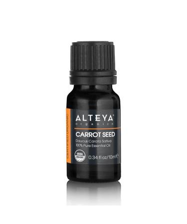 Altenya organic carrot seed oil (Daucus Carota) 10 ml - 100% USDA -certified essential oil made of pure natural carrot seed carrot seed 10 ml (1 Pack)