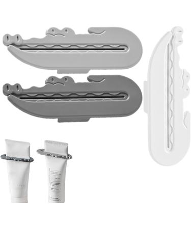Fovolat Toothpaste Tube Squeezer | Crocodile Cartoon Toothpaste Squeezer | Reusable Toothpaste Clip Squeezer for Paint Tubes Gels Lotions - Buy Online on GoSupps.com
