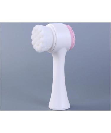 Face washing brush face washing instrument manual soft hair cleaning brush makeup removing and greasy cleansing brush face washing brush exfoliating brush Facial Massager for makeup removal and massage PVC box blue +5 wool - Buy Online on GoSupps.com