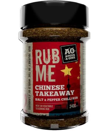 Angus & Oink Rub Me Chinese Takeaway Salt & Pepper Chilli BBQ Seasoning - Buy Online on GoSupps.com