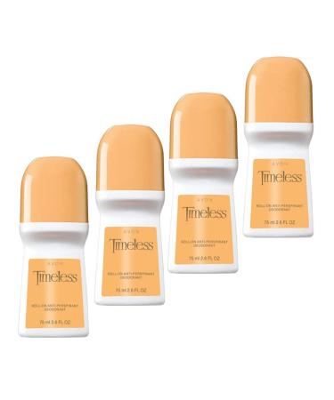 Avon Timeless Roll-on Deodorant Size 2.6 oz (4-Pack)