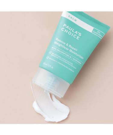 Paula's Choice CALM Light Soothing Repairing Night Cream - Visibly reinforces & Targets Wrinkles - For Sensitive Skin - Confluent Polypore - Combination to Oily Skin - 60 ml - Buy Online on GoSupps.com