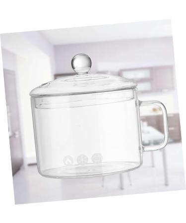 Zerodeko Fruit Transparent Food Storage Container Home Glass Bowl Glass Mixing Bowl Bowls for Kitchen Glass Container with Lid Terrarium Glass Salad Bowl Clear Container Fruit Container 16*15cm As Shown - Buy Online on GoSupps.com