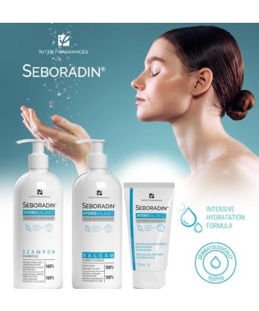 Seboradin Intense Hydration Shampoo For All Hair And Scalp Types Hydration For Dry Hair Improved Elasticity Aloe Vera Lavender Water Hydro Ballance 400 ml - Buy Online on GoSupps.com