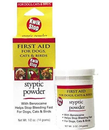 Gimborn Kwik Stop Styptic Powder - Nail Care for Dogs, Cats, and Birds | 6 oz - Buy Online on GoSupps.com