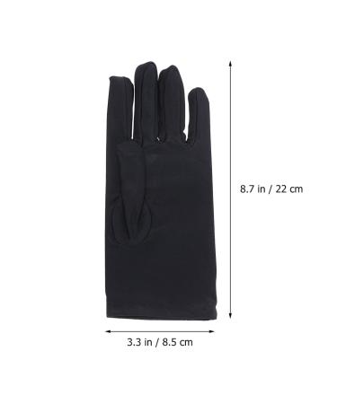 Beaupretty Mens Glives 4pairs Cloth Elastic Premium Dry Spa Inspection Gloves Black Store Male Overnight Moisturizing Skin Hand Cracked Shop Etiquette Cotton Men Covers Ceremonial 22X8.5cm Black - Buy Online on GoSupps.com