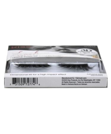 Kiss Lash Couture Triple Push-Up Teddy - Pack of 3 | Enhance Your Lashes Today - Buy Online on GoSupps.com