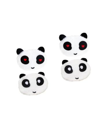 HomsfoU 4 pieces warm panda mask winter mask Cotton mask Reusable facial protection Autumn-winter facial cover disposable disposable masks nose mouth cover variety 1 piece (1 Pack) whitex2stk