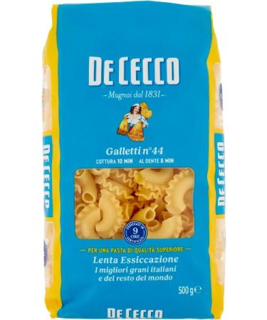Italian Gourmet E.R. 6 x De Cecco Galletti N 44 500 g + Italian Gourmet Pulp 400 g