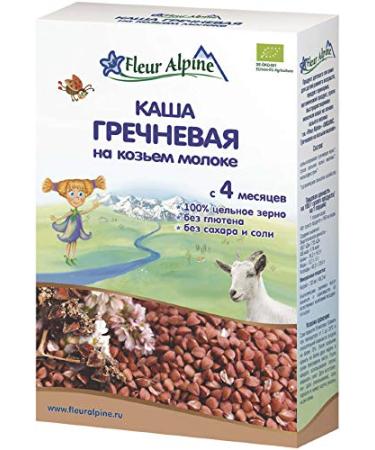 Fleur Alpine Buckwheat Cereal with Goat Milk 200g from 4 Months From Germany Fleur Alpine Spelled Goat Milk 200g from 5 Months 7.05 Ounce (Pack of 1)