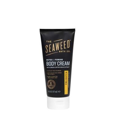 The Seaweed Bath Co. Detox Body Cream Enlighten Scent (Lemongrass) With Natural Bladderwrack Seaweed Vegan Paraben Free 6 Fl Oz Enlighten - Lemongrass 6 Ounce (Pack of 1)