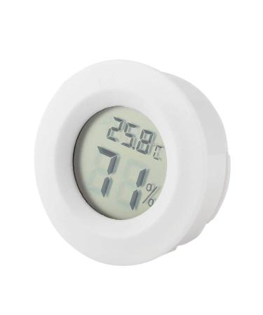 Mini Digital Hygrometer Thermometer - Indoor Temperature Monitor for Reptiles | Large LCD & Backlight - White - Buy Online on GoSupps.com