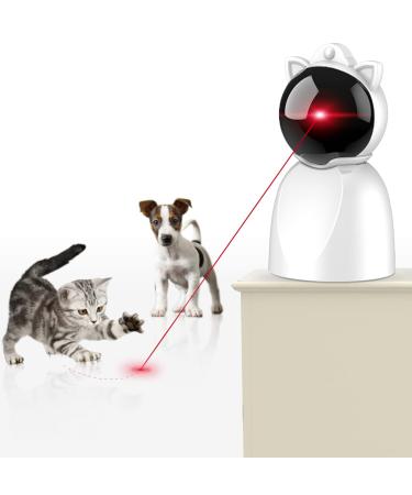 Motion Activated Cat Laser Toys Automatic for Indoor Cats,Interactive Cat Toys for Kitten/Dogs,Rechargeable Large Capacity Battery,Adjustable Speed and Circling Ranges Medium