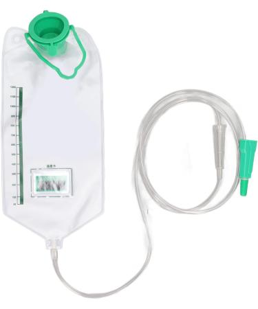 Cuque Enema Bag Set - 1200 ml Colon Cleansing Kit with 10 Tube Heads for Home Use | International Shipping Available - Buy Online on GoSupps.com