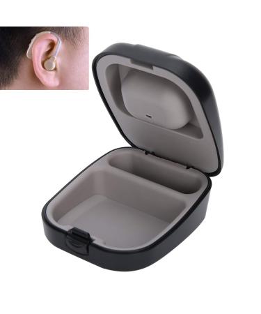 Hearing Aid Case Portable Drop Resistance Hearing Aid Storage Box Portable Hearing Aid Box Hearing Aid Protective Box for Store Hearing Aids(black) - Buy Online on GoSupps.com