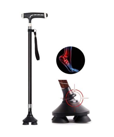 Walking Stick- Ergonomic Handle Adjustable Height Bronze Canes with LED Light for Men Women Arthritis Seniors Disabled Elderly Crutches Load 200kg Surprise Gift