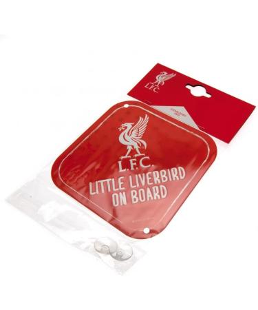 Liverpool FC Little Liverbird Car Sign | Baby Child Crest Badge | Red Excursion Unity | International Shipping - Buy Online on GoSupps.com