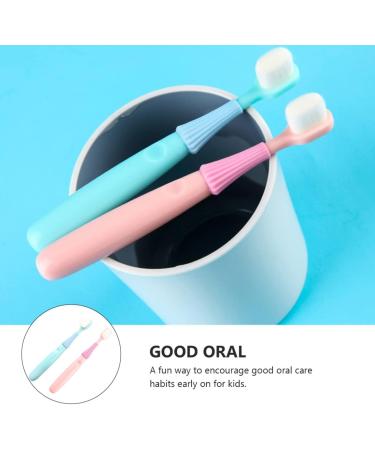 IPetBoom - 4 Pack Kids Toothbrushes | Cartoon Toddler Toothbrushes for Children | Portable Baby Toothbrushes with Soft Bristles - Buy Online on GoSupps.com