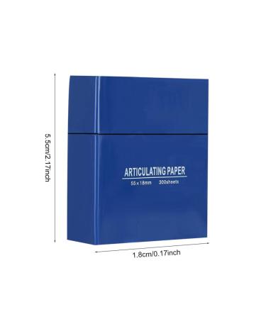 300 Sheets Soft Dental Articulating Paper for Orthodontics | Dental Care Strips | High-Quality Cardboard - Buy Online on GoSupps.com