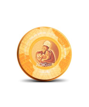 AOKLABS AOKlabs - African Gold Sunscreen 50 SPF Unrefined Shea Butter - Sunscreen with 100% Physical Broad Spectrum Filters I 50 ml.
