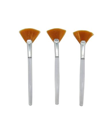 3 Pcs Facial Brush Set - Acid Applicator for Glycolic Peel/Masques - Buy Online on GoSupps.com