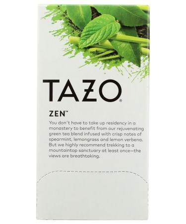 Tazo Teas Zen Green Tea 20 Filterbags 1.5 oz (43 g) - Buy Online on GoSupps.com