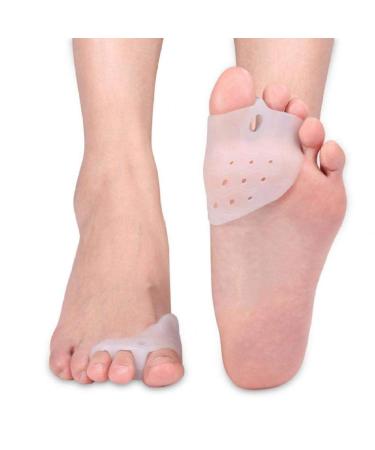 CAZARU FXJ Gel Silicone Corrector Toe Protector Straightener Shaper Pad Braces Supports Toe Straighteners for Overlapping Toes