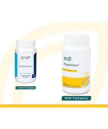 Klaire Labs Hepatothera - Liver Support Complex with Milk Thistle & NAC - 60 Capsules - Buy Online on GoSupps.com