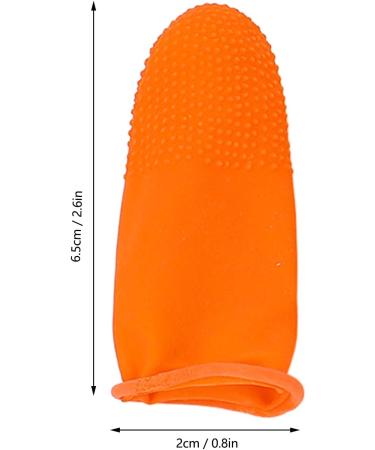 100PCS Large Latex Finger Cots - Disposable Protective Covers Non-Slip & Wear-Resistant Finger Gloves for Cuts - International Shipping Available - Buy Online on GoSupps.com