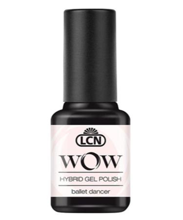 LCN WOW - Hybrid Gel Polish No. 2 Ballet Dancer (8ml) (tender rose) - Gellack without lighting device for up to 10 days perfectly painted nails white