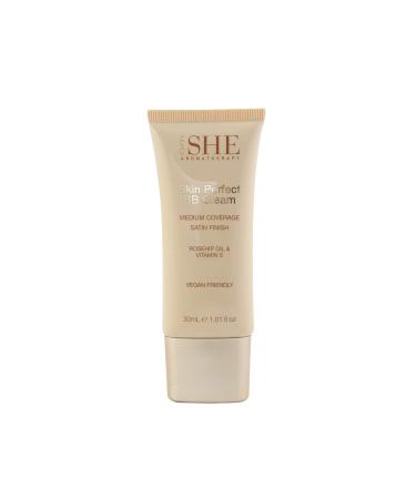 Om She Aromatherapy Skin Perfect BB Cream - Medium 1.01 Fl Oz (Pack of 1) Medium