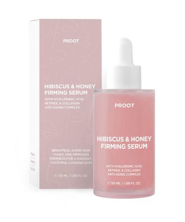 Hibiscus and Honey Firming Serum with Retinol, Hyaluronic Acid and Collagen Anti-Aging Complex | Hibiscus and Honey Face and Body Firming Serum For Anti Cellulite, Skin Tightening and Brightening Benefits | Lightweight Col…