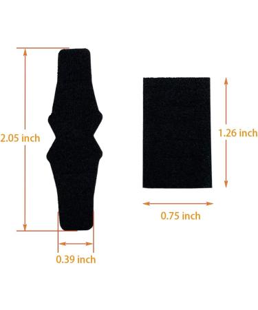 JooFn Arrow Rest Anti-Slip Sticker Compound Bow Felt Tape - 2 Sets (4pcs) - Buy Online on GoSupps.com