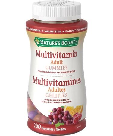 Nature's Bounty Women's Multivitamin Gummies + Nature's Bounty Adult Multivitamin Gummies (150 Count) - Buy Online on GoSupps.com