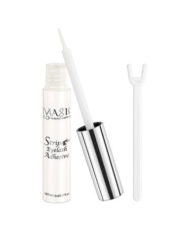 Clear Eyelash Glue | Lash Glue Strong Eyelash Glue Latex Free Eyelash Glue Strong Hold False Eyelash Adhesive Safe On Skin Suitable for Sensitive Eyes Waterproof Clearful - Buy Online on GoSupps.com