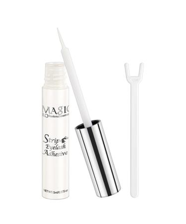 False Eyelashes Glue Eyelash Glue Clear Lash Glue - Eyelash Glue Clear Secure Hold for False Eyelashes Latex Eyelash Adhesive Suitable for Sensitive Eyes Fast Drying Shuying