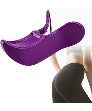 EUNOGO Thigh Master Hip Trainer Pelvic Floor Muscle Medial Trainer Inner Thigh Exerciser Yoga HIPS Muscle Trainer Bladder Controller (Color : Purple)