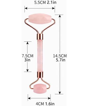 Face Massager Roller Jade Roller for Face Eyes Neck Facial Beauty Roller Skin Care Tools Face Roller Beauty Skincare Massager Tool Self Care Gift for Men Women (Pink) Pink Roller - Buy Online on GoSupps.com