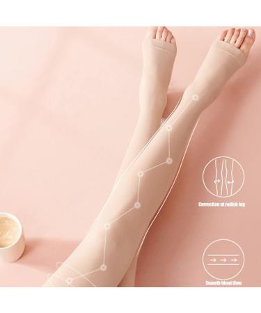GM21 Leg Socks for Varicose Veins | Therapeutic Long Tube Open Toe Compression Socks - International Shipping - Buy Online on GoSupps.com