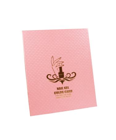 Ipetboom Nail Polish Display Card 216 Birthday Hair Color Card Scarf Ponytail Holder Dreadlock Fabric Beads Eyeshadow Palette Organizer Display Card Pink Nail Nail Polish Card 21.00X18.00X3.00CM Pink