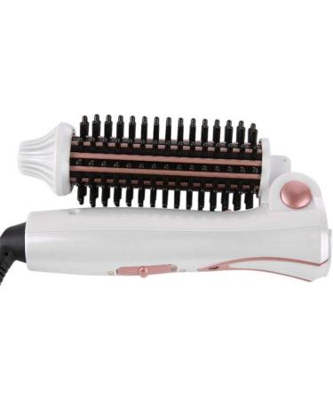 Curling Iron Brush Hair Curler Hot Brush Professional Anti-Scald Instant Heat Up Curling Wands Suitable Heated Styler Brush for Long/Short Hair White - Buy Online on GoSupps.com