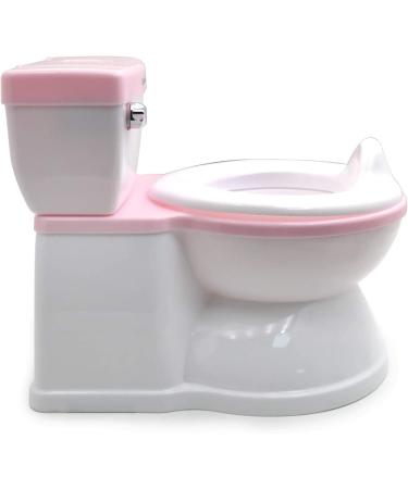 HTTMT Pink Training Toilet Seat Chair for Baby Toddler Kid Boys & Girls | Life-Like Flushing Sounds | Side Push Flushing | ET-BABY006-Pink - Buy Online on GoSupps.com