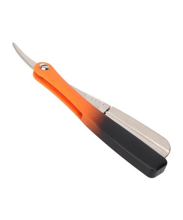 Straight Edge Razor Without Blade - Manual Mustache & Beard Shaver | Silver Beard Blade Holder for Precision Grooming - Buy Online on GoSupps.com