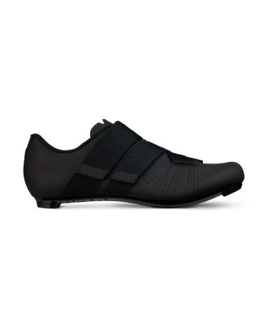 Fizik R5 Road Cycling Shoe - Carbon Reinforced, Microtex, Fine Tune Fit Tempo Powerstrap Black/Black 10 - 10.5