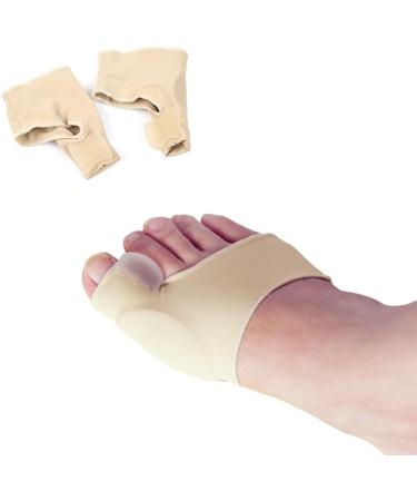 POO4KARK TEHE-VALGUS Orthesis - 2-in-1 Bunion Protector & Toe Spreader | Hallux Valgus Support - Beige (Size S) | International Shipping Available - Buy Online on GoSupps.com