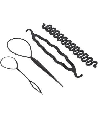 Hair Bun Maker Braiding Styling Disk Twist DIY Tools Accessories 4/9Pcs (4Pcs with Braider) - Buy Online on GoSupps.com